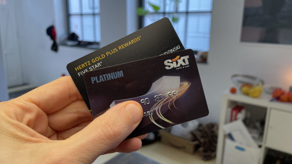 Sixt Status-Karten